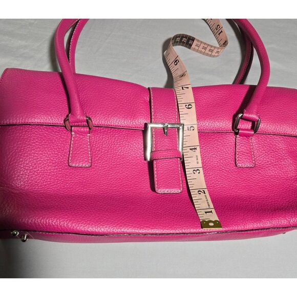 BCBGMAXAZRIA Large Magenta Pink Faux Leather Hand Bag - Picture 12 of 12